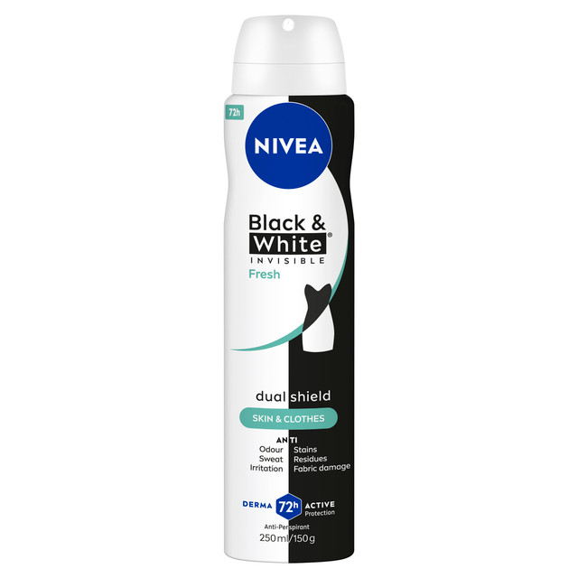 NIVEA BLACK & WHITE INVISIBLE Fresh Aerosol 250ml