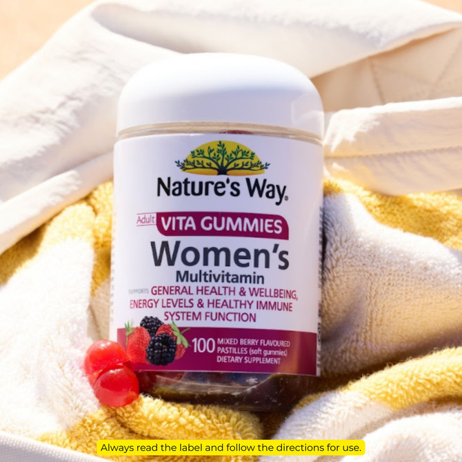 Nature's Way Adult Vita Gummies Women's Multivitamin 100 pastilles