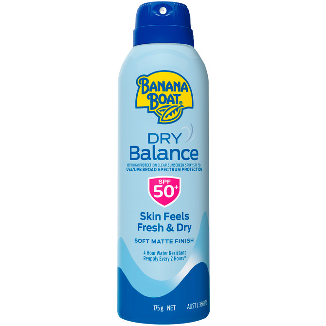 Banana Boat Dry Balance Sunscreen Spray SPF 50+ 175g