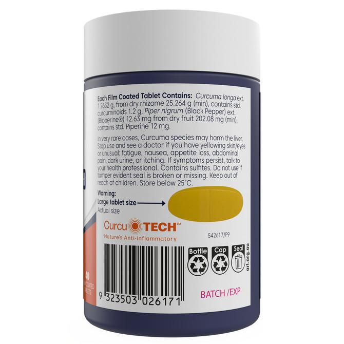 Bioglan Curcumin Double Strength 1200mg 40s