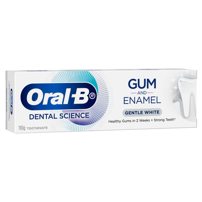 Oral-B Dental Science Gum & Enamel Gentle White Toothpaste 110g