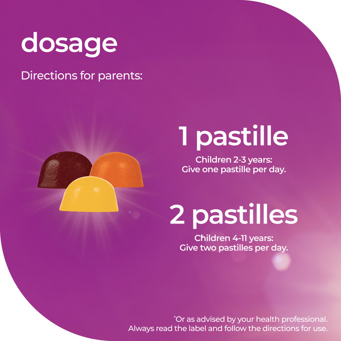 Nature's Way Kids Smart Vita Gummies 99% Sugar Free Multi-Vitamin Trio 75's