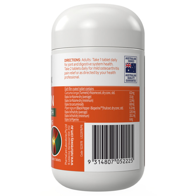 Nature's Way Activated Curcumin Clinical Strength Turmeric 15800mg 30s