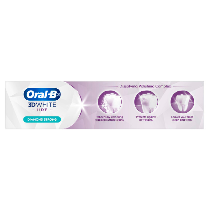 Oral-B 3D White Luxe Diamond Strong Whitening Toothpaste 95g
