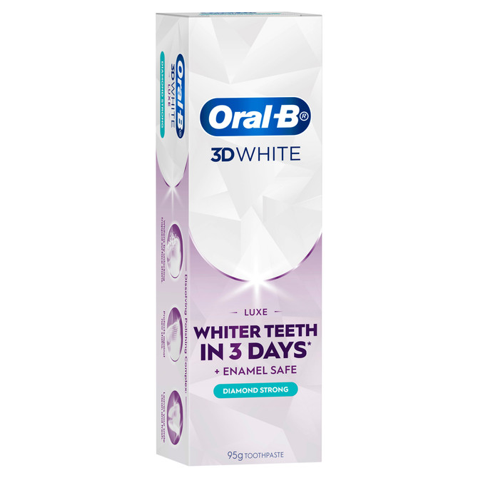 Oral-B 3D White Luxe Diamond Strong Whitening Toothpaste 95g