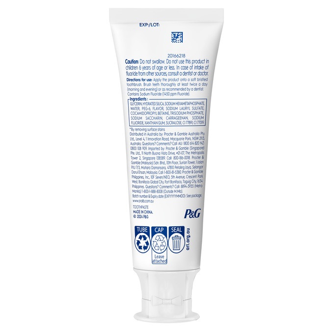 Oral-B 3D White Luxe Diamond Strong Whitening Toothpaste 95g