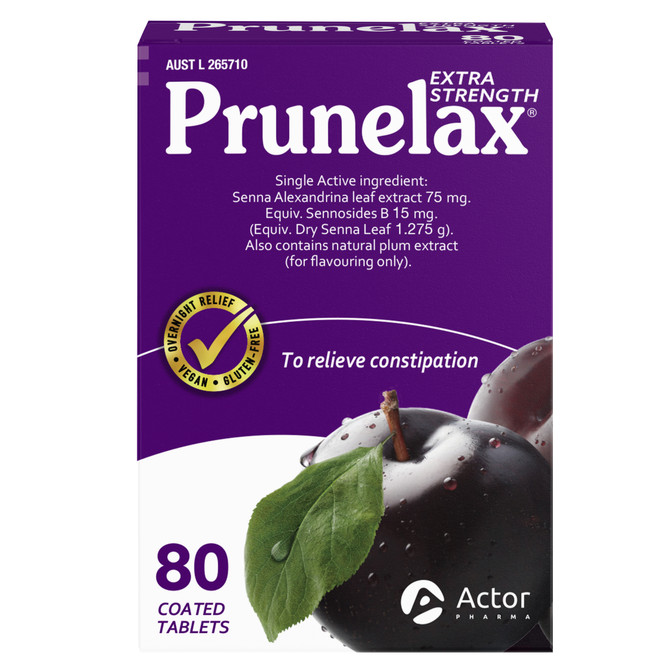 Prunelax Extra Strength Tablets 80's