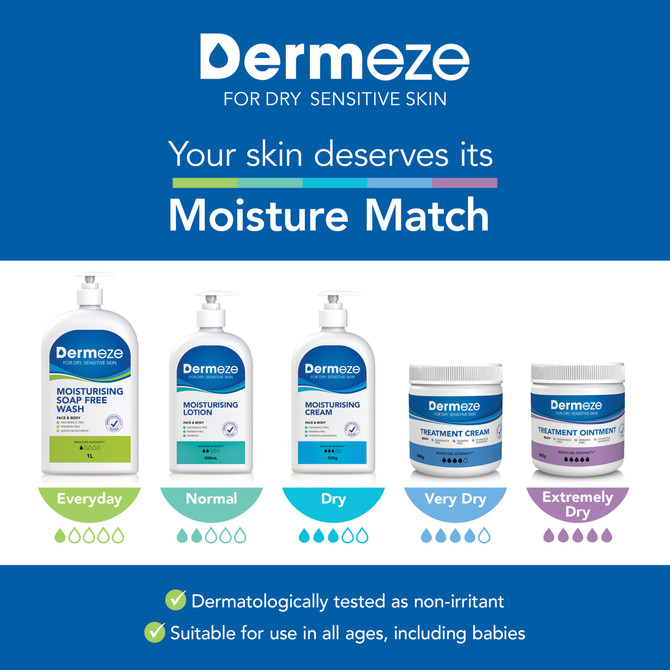 Dermeze Moisturising Soap Free Wash 500ml