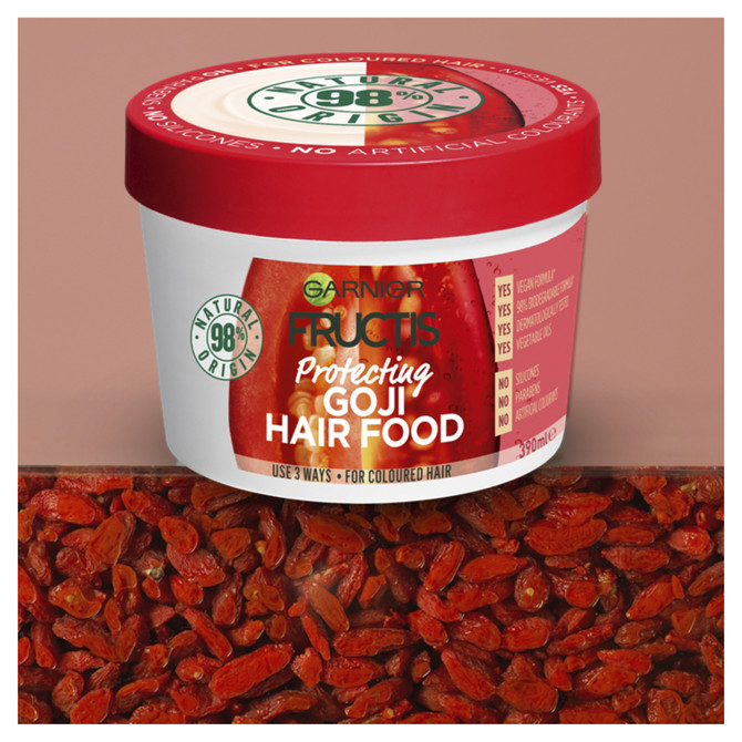 Garnier Fructis Hair Food Protecting Goji 390ml for Coloured Hair