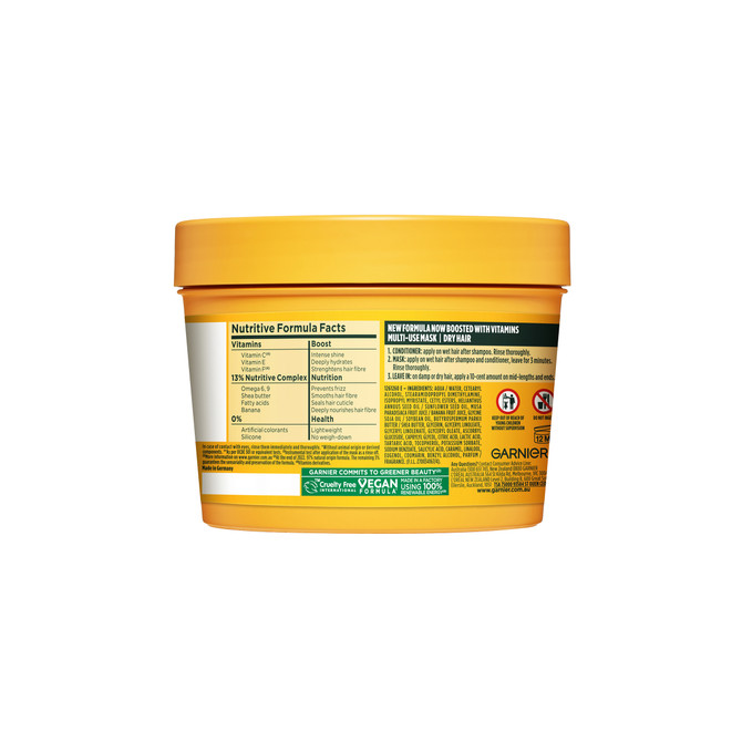 Garnier Fructis Hair Food Nourishing Banana Multi use Treatment for Dry Hair 390ml