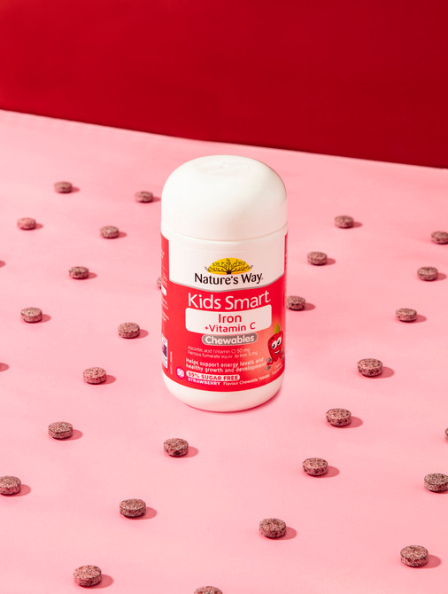 Nature's Way Kids Smart Iron + Vitamin C Chewable 50's