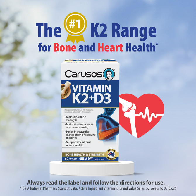 Caruso's Vitamin K2+D3 60s