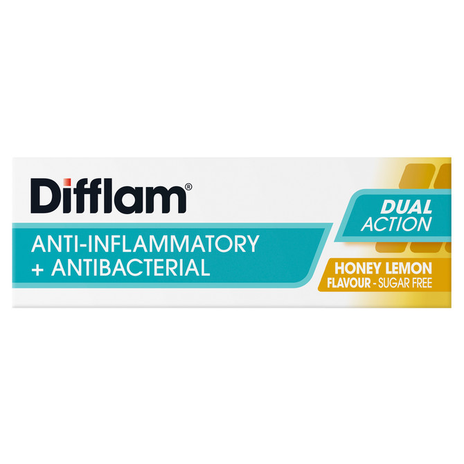 Difflam Sore Throat Pack  Honey & Lemon 16 Pack 