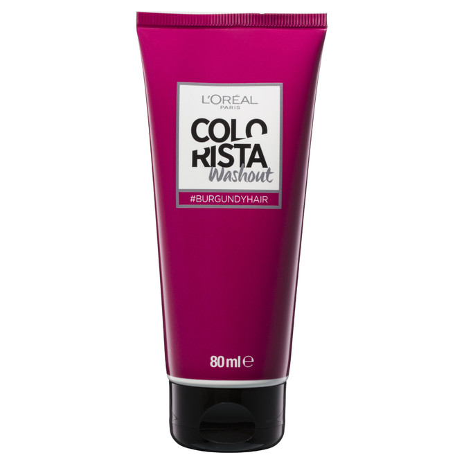 L'Oréal Paris Colorista Washout Burgundy Hair (Semi-Permanent Hair Colour)