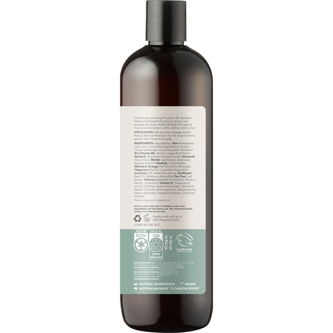 SUKIN NATURAL BALANCE SHAMPOO 500ML