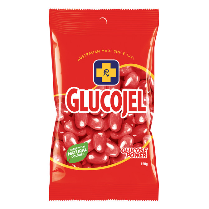 Glucojel Red Jelly Beans 150g