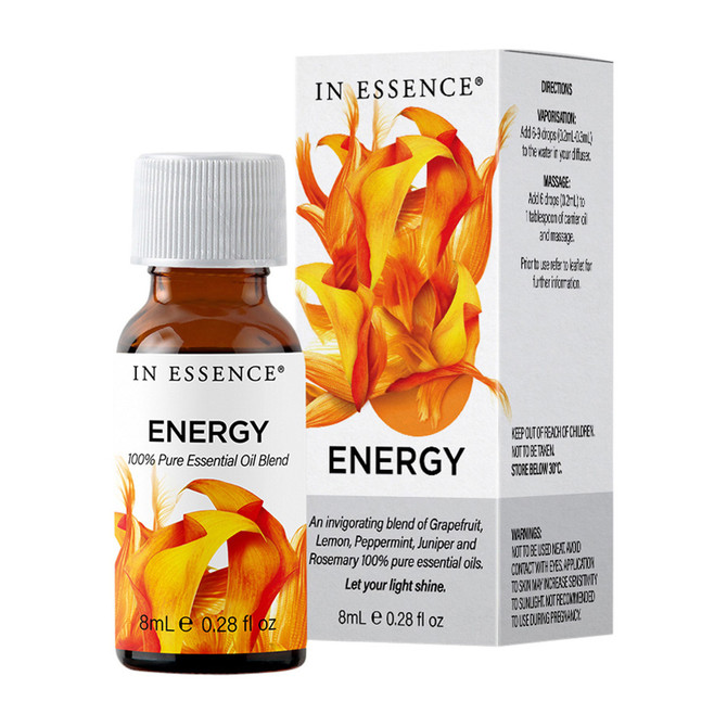 In Essence Energy Pure Essential Oil Blend 8ml