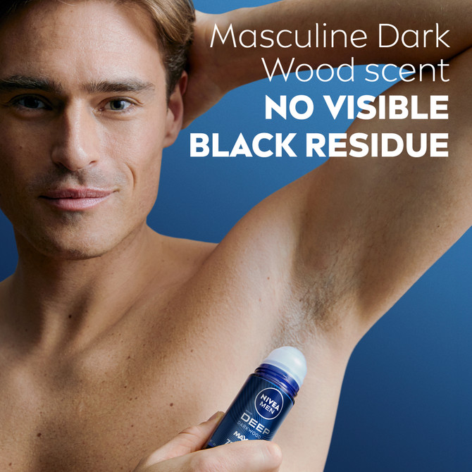 NIVEA MEN DEEP Darkwood Anti-Perspirant Roll-On 50ml