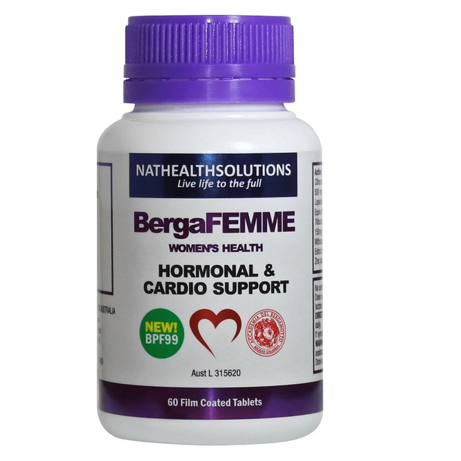 BergaFemme Menopause & Cardio Support Tablets 60