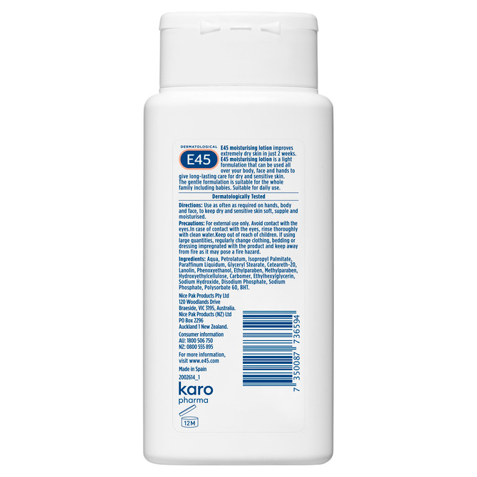 E45 Moisturising Lotion 200mL
