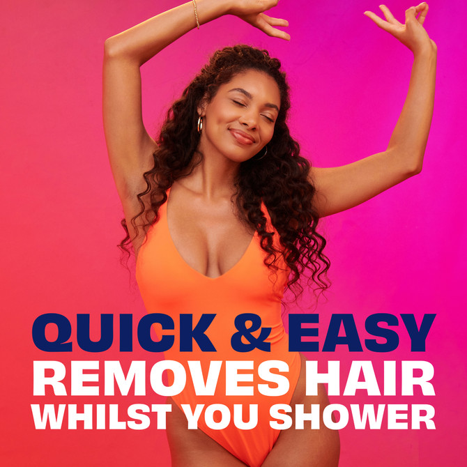 Nair Shower Hair Removal Cream Sensitive | Legs & Body | 357g