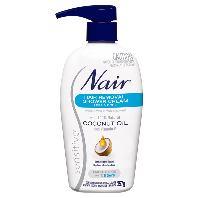 Nair Shower Hair Removal Cream Sensitive | Legs & Body | 375g 