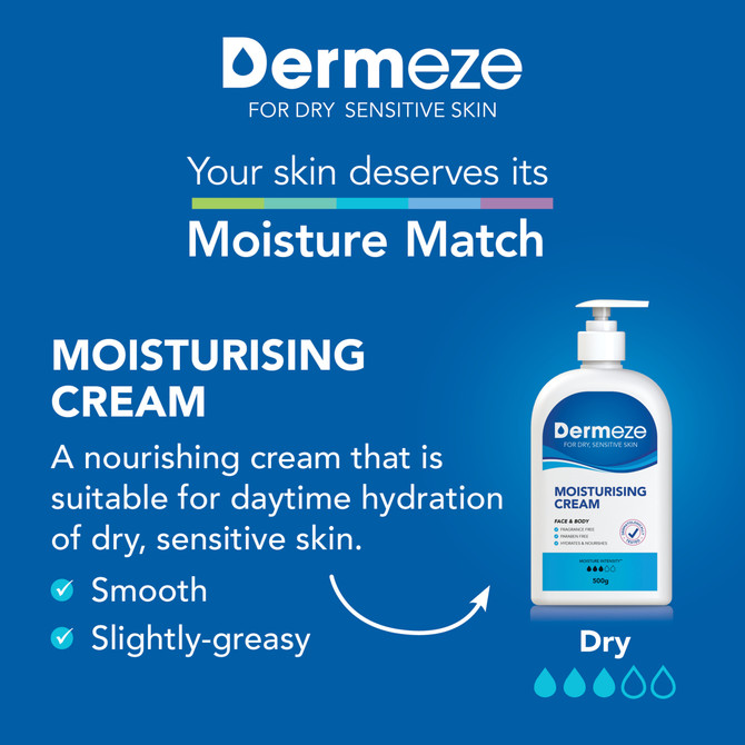 Dermeze Moisturising Cream 500g