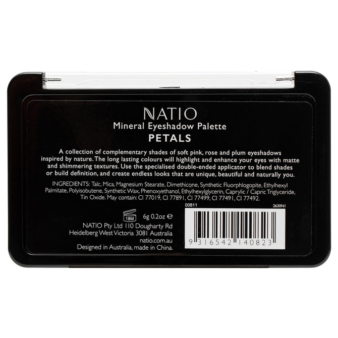 Natio Mineral Eyeshadow Palette Petals