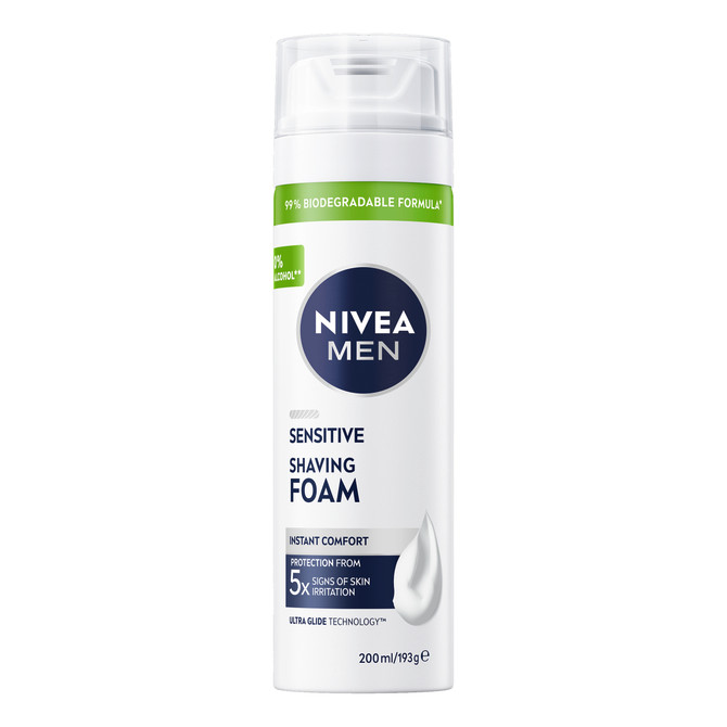 NIVEA MEN Sensitive Shaving Foam 200ml