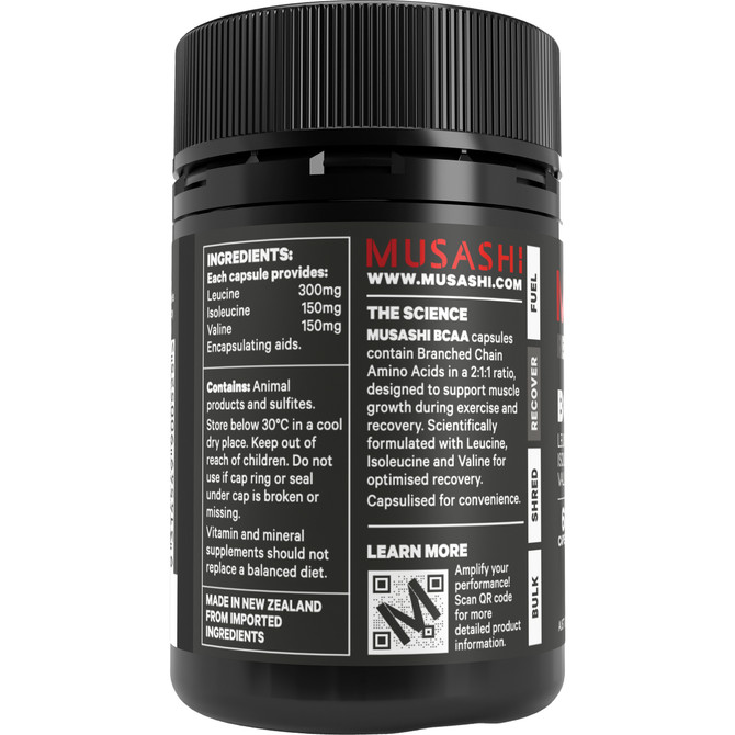 Musashi BCAA  60 capsules