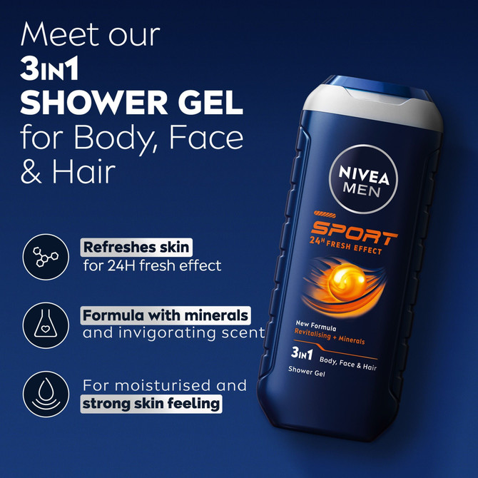NIVEA MEN Sport Shower Gel 500ml