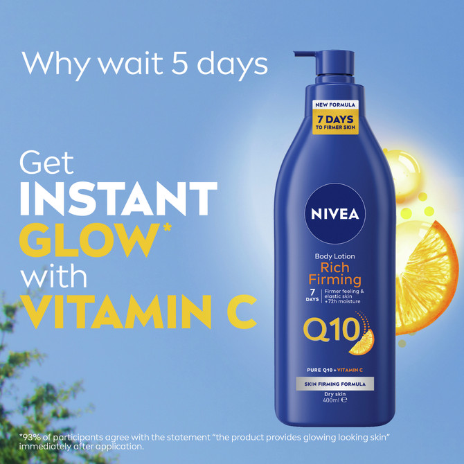 NIVEA Q10 Rich Firming Body Lotion 400ml