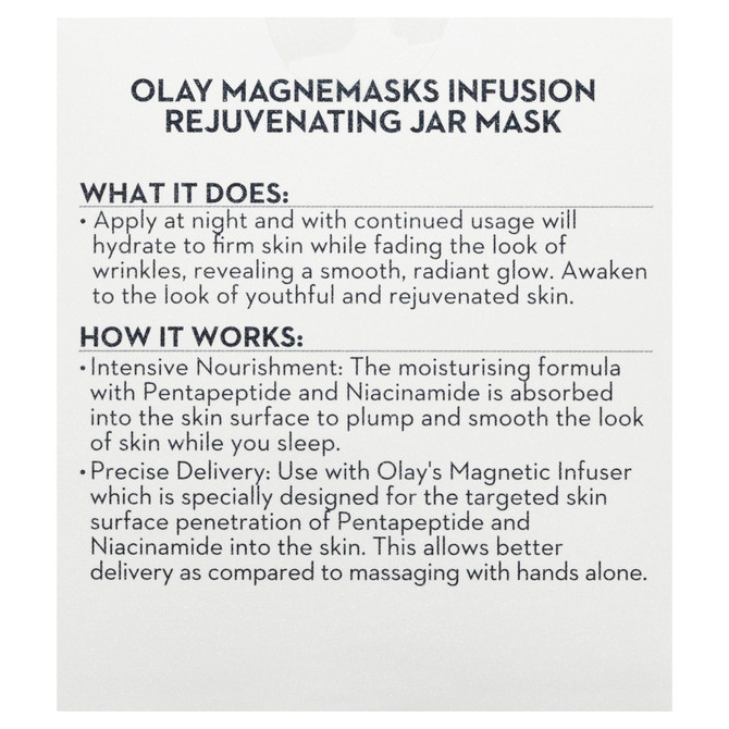 Olay Magnemasks Anti-Ageing Infusion Rejuvenating Jar Mask 50g