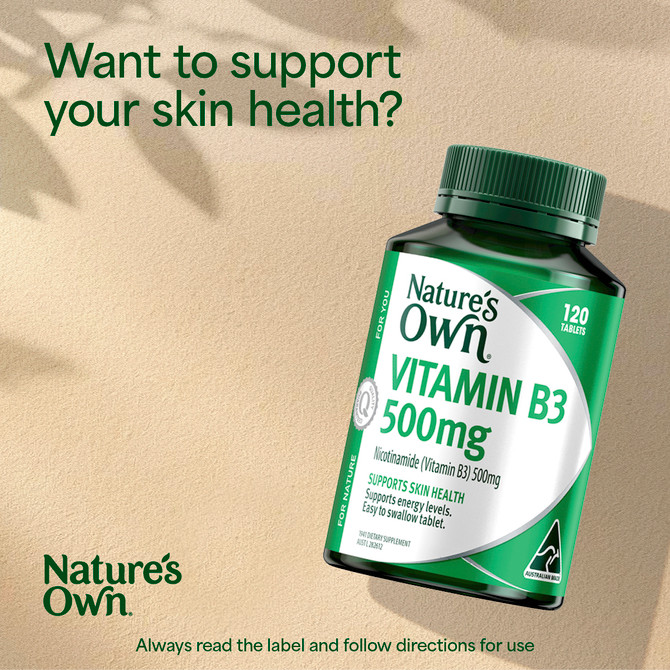 Nature’s Own Vitamin B3 500mg 120 Tablets