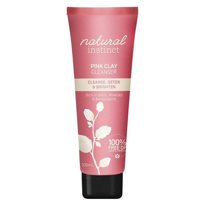 Natural Instinct Pink Clay Cleanser 100ml