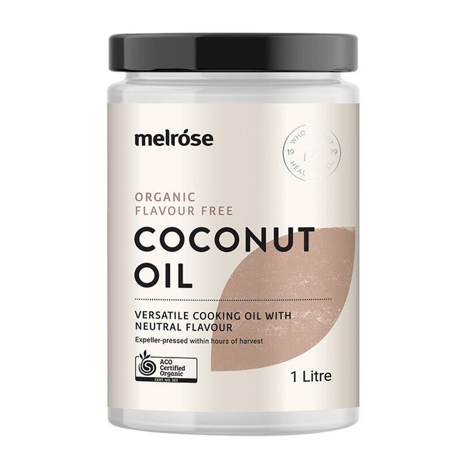Melrose Organic Flavour Free Coconut Oil 1 Litre