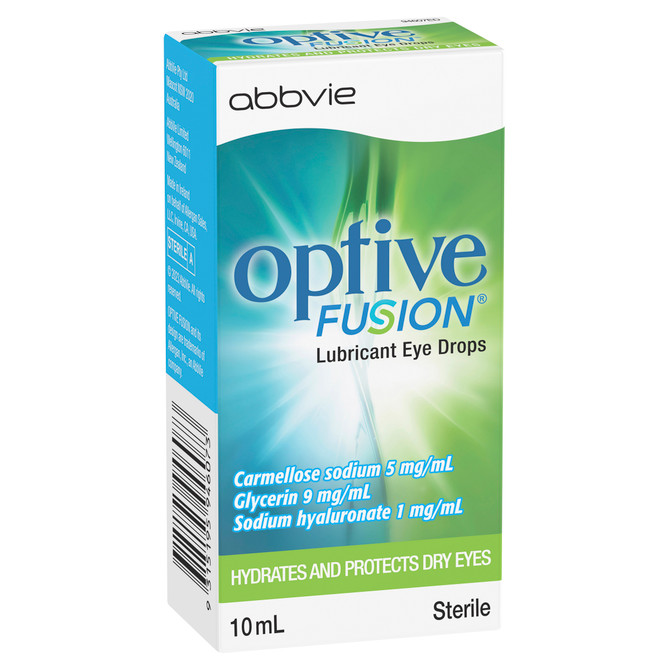 Optive Fusion Lubricant Eye Drops 10mL
