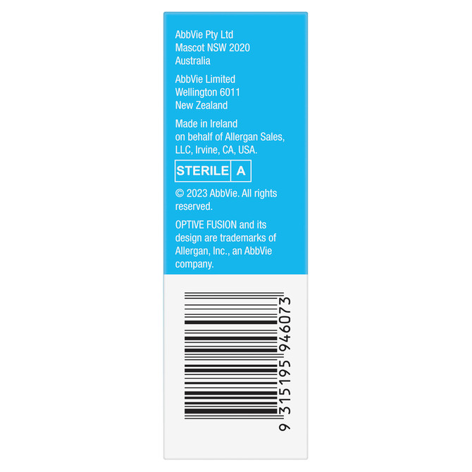 Optive Fusion Lubricant Eye Drops 10mL
