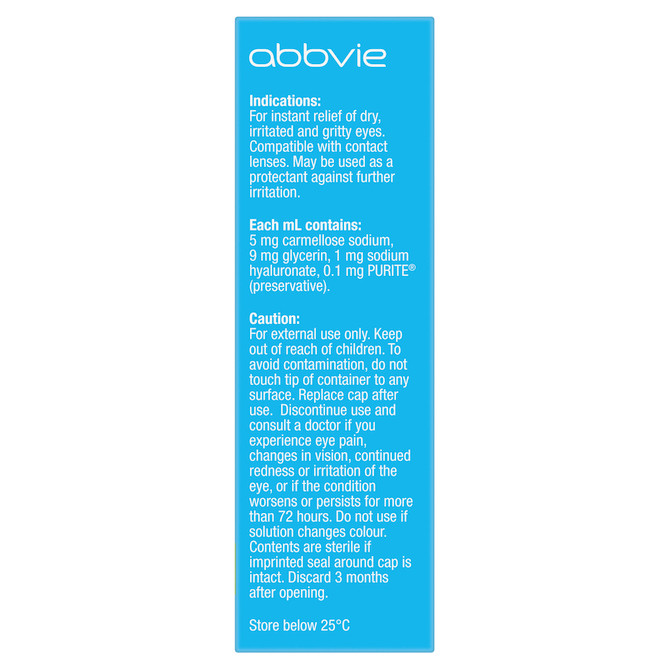 Optive Fusion Lubricant Eye Drops 10mL