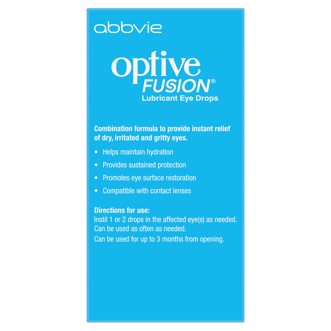 Optive Fusion® Lubricant Eye Drops 10 mL