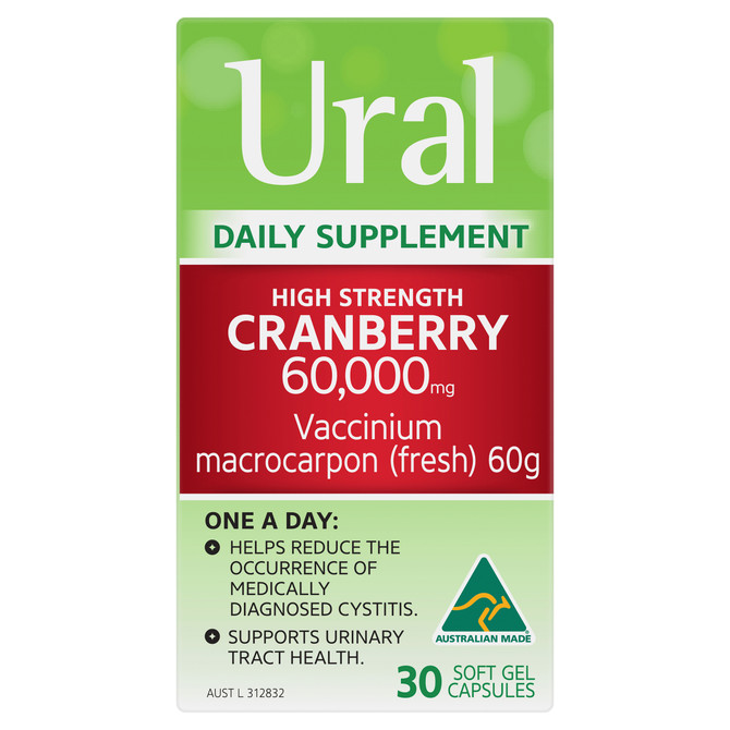 Ural Cranberry Daily Capsules x 30