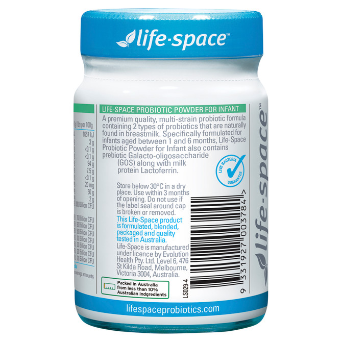 Life-Space Probiotic Powder for Infant 1-6 Months Oral Powder 60g