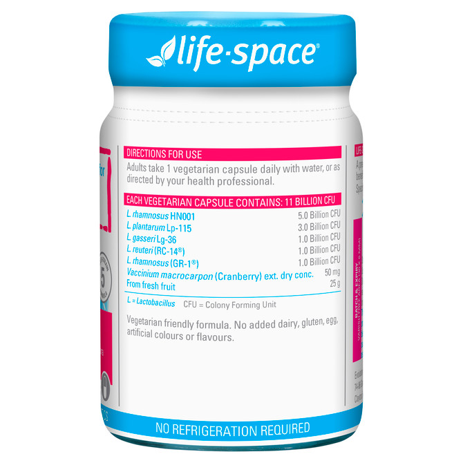 Life-Space Urogen™ Probiotic for Women with Cranberry 60 Hard Capsules