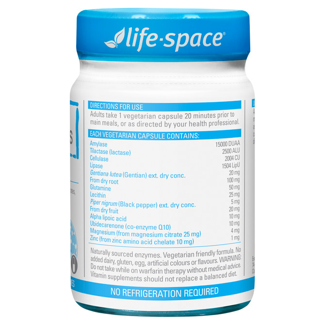 Life-Space Digestive Enzymes 60 Hard Capsules