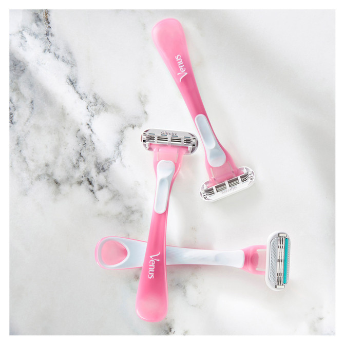 Gillette Venus Sensitive WomenS Disposable Razors, 3 Pack