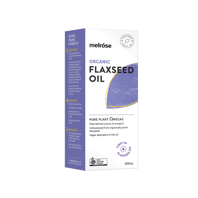 Melrose Organic Flaxseed Oil 200mL