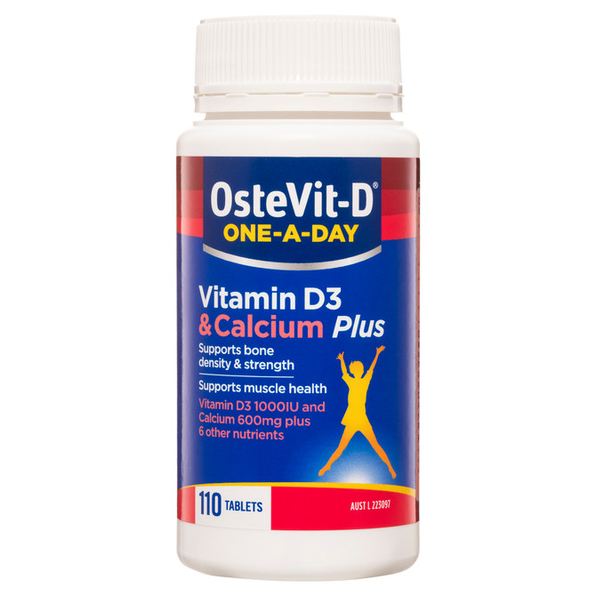 OsteVit-D One-A-Day Vitamin D3 & Calcium Plus Tablets 110s