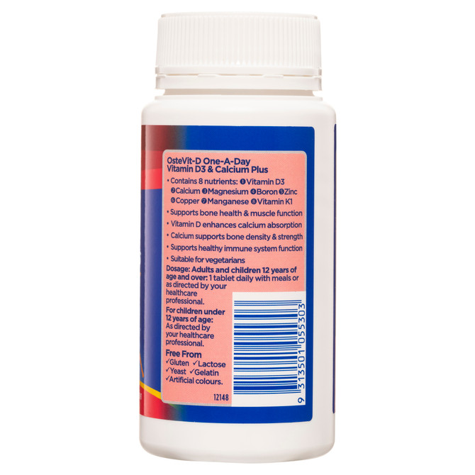 OsteVit-D One-A-Day Vitamin D3 & Calcium Plus Tablets 110s