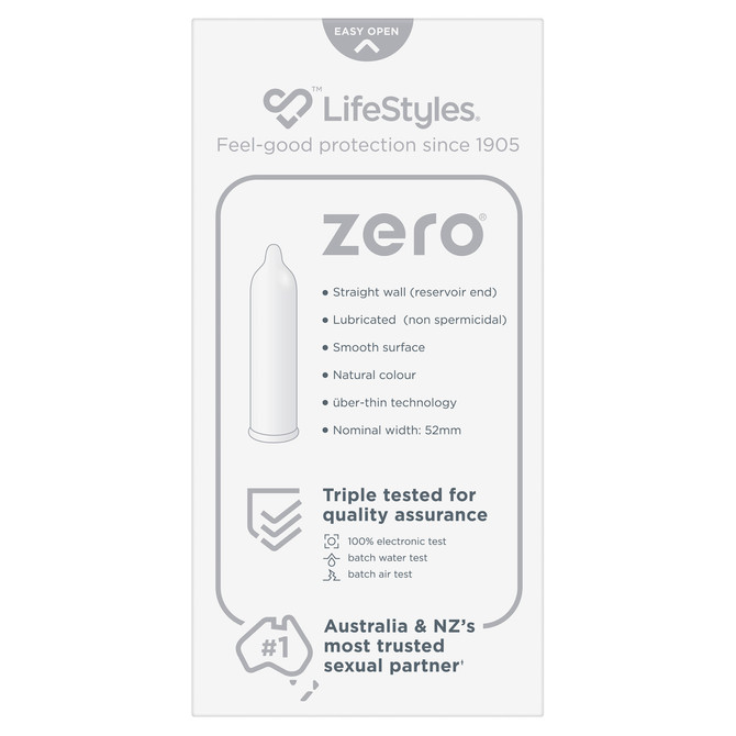 LifeStyles® Zero® Condoms 20 Pack