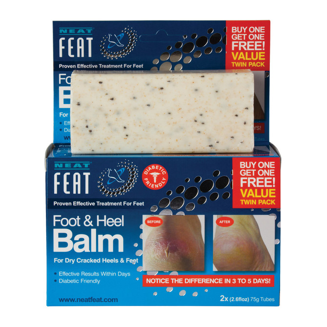 Neat Feat Foot & Heel Balm 2 x 75g Twin Pack